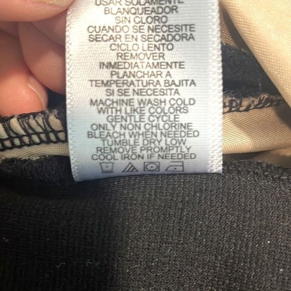 Catherine Malandrino for Design Nation lace long sleeve black fit flare dress 6 - Picture 8 of 8